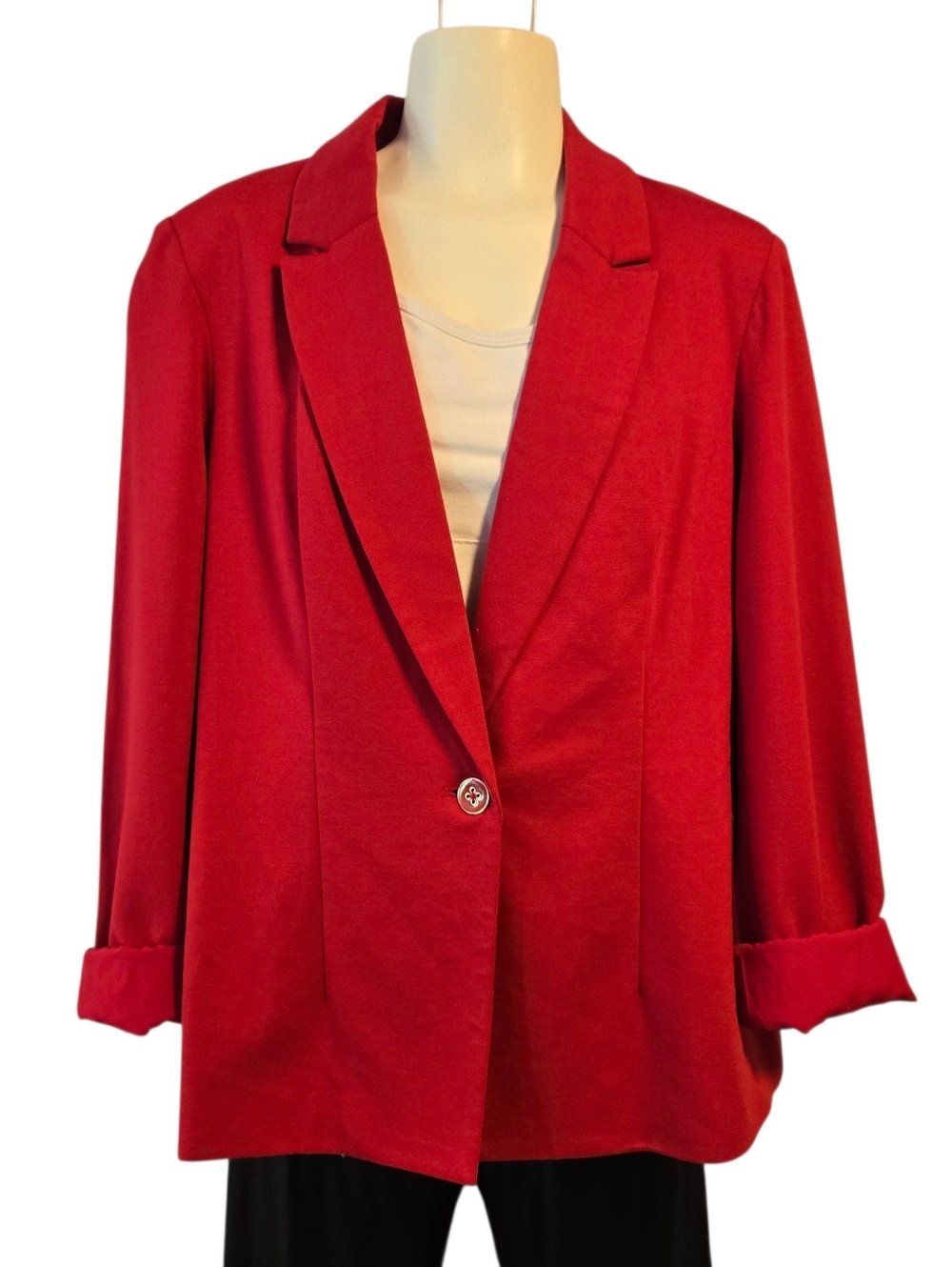 Nanette Lepore Red Blazer Size 8